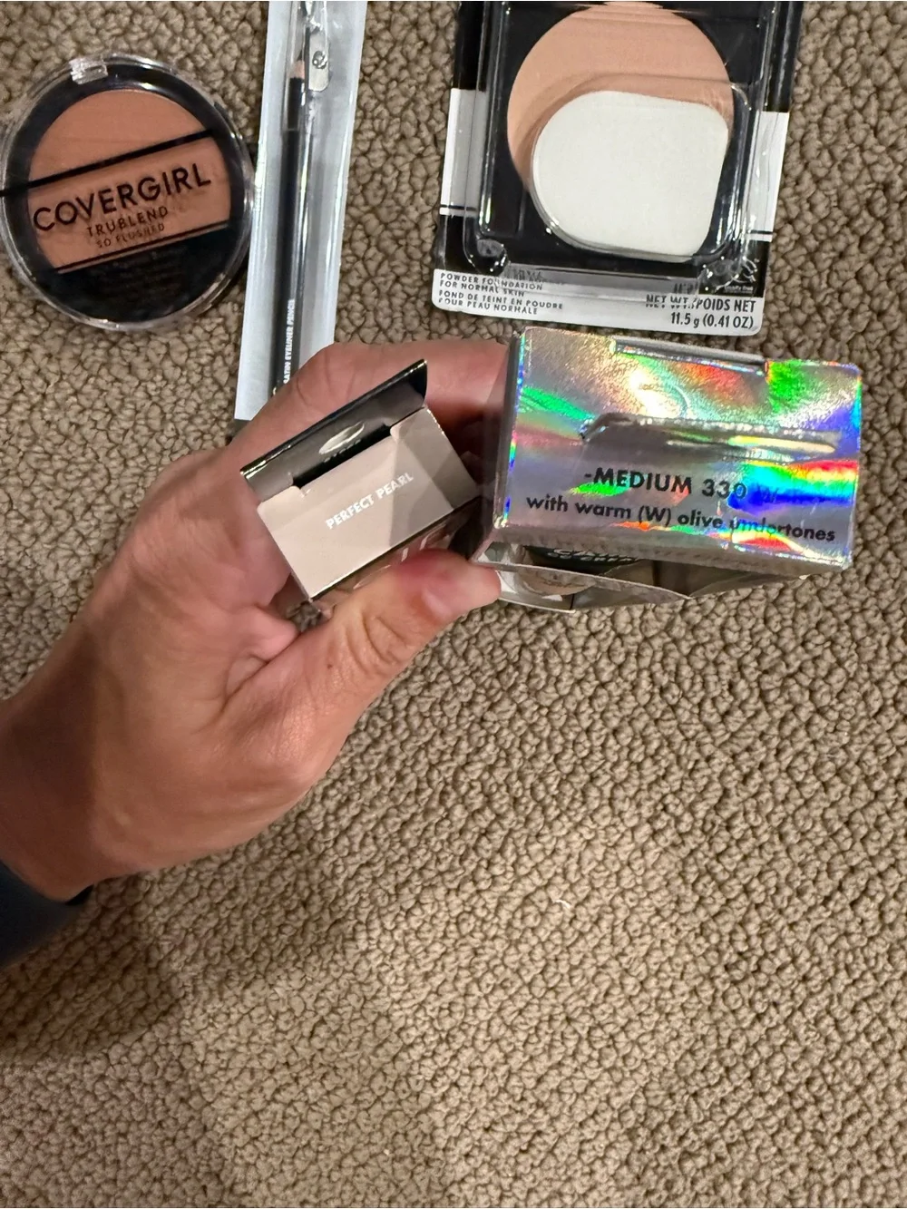 ELF Camo CC Cream & No Budge Shadow Stick Duo - Beige/Tan
